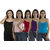 Friskers Multi Color Top Pack of 5