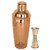 Taluka Copper Polish Steel Cocktail Wine Shaker 750 ML - Mixing amp Serving Wine Cocktail Bottle with Double Side Peg Measure amp Drink Measuring Bar Tool 30/60Ml