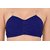 DeVry  Cotton Non-Padded Wirefree Transperent straps Bra Multicolors ( Pack OF 3 PC Set Combo)