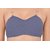 DeVry  Cotton Non-Padded Wirefree Transperent straps Bra Multicolors ( Pack OF 3 PC Set Combo)