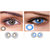 i-look Grey & Sky Blue Colour Monthly(Zero Power) Contact Lens