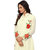 Ethnic Empire Designer Faux Georgette Off White Anarkali Suit