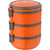 Amartej Oppo Star Series 3 Piece Container Insulated Stainless Steel Lunch Carrier With Handle - Orange