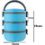Amartej Oppo Star Series 3 Piece Container Insulated Stainless Steel Lunch Carrier With Handle - Blue