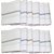 Kotton Labs  Men's White Cotton Handherchiefs Pack of 12