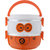 Amartej Oppo Deluxe Star Series 2 Piece Container Insulated Stainless Steel Lunch Carrier With Handle - Orange