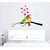 Eja Art Vinyl Set Of 3 Bird Sunrise BranchTribal LadyLovebirds Multicolor Wall Sticker