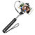 Metal Selfie Stick with Aux (Assorted Color)