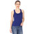 Friskers Multicolor Casual Cotton Plain Tank Tops (Pack of 2)