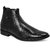 Red Chief Black Men High Ankle Boot Formal Leather Shoes (RC3498 001)