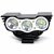 AllExtreme Owl Eye Headlight Lamp with 3 LED Lamps with High Beam/Low Beam Function Universal for Motorcycles  Cars