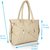 Clementine Premium PU Leather Women's Handbag With Adjustable Strap (Beige Color/sskclem222)