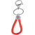 Faynci Braided Leather Cord Metal Red Key Chains Weave Key Chain