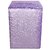 Khushi Creations Classic Purple With Square Design Top Load Washing Machine Cover (Suitable For 6 Kg, 6.5 Kg, 7 Kg, 7.5