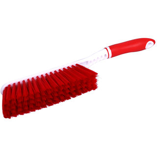 StyleWell Car Seat / Carpets / Mats / Bed Cleaning with Hard Long Bristles Plastic Wet and Dry Brush