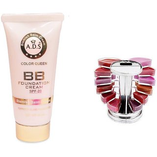 ADS BB Cream (SPF-20) / Lipgloss Palette  (Set of 2)