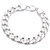 7mm Curb chain Heavy bracelet in sterling silver for men