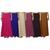 (Pack of 5) Comfie-Ethnic Women's Cotton Petticoat - Free Size - Multi Color