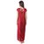 @rk New Women  Girls Rose Red Satin Night Dress