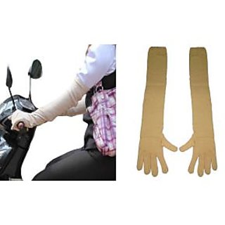 Long Sleeves Skin Protective Unisex Gloves Pair