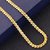 New 'S' Design Fancy Handmade Latest Men's Chain 24k Gold Plated By Indian Goldsmith With 6 Months Warranty 22 inch Size