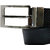 POLLSTAR Men's Two-tone Genuine Leather Reversible Belt with Rotated Buckle (BT121)