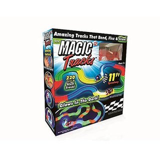 Magic Tracks 11ft 220 Pieces Of Glow Track!
