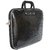 Black Laptop Bag 15.6 Crocodile Design Unisex for Women or Men Ultrabook Case