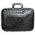 Black Laptop Bag 15.6 Crocodile Design Unisex for Women or Men Ultrabook Case