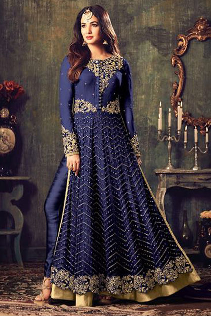 Shopclues anarkali clearance suit