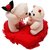 Angels Store Kissing Couple Teddy Bear for Valentine Day