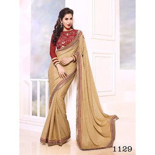 Shopclues sarees party wear new arrivals embroidery