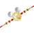 Vk Jewels Micky Mouse Gold And Rhodium Plated Rakhi - Rakhi1019g Vkrakhi101 by Vkjewelsonline 