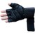 Luxmi Black Warm Gym Weight Lifting and Biker Gloves -1 Pair