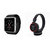 Mirza GT08 Smart Watch and SH 10 Bluetooth Headphone for PANASONIC P65 FLASH(GT08 Smart Watch with 4G sim card, camera, memory card |SH 10 Bluetooth Headphone )