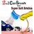2 In 1 Car Cleaning and Tyre Washing Brush With Water Spray And Rubber Glove