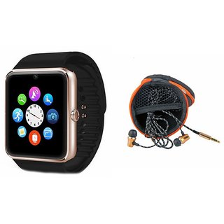 Mirza GT08 Smart Watch and Earphone for SAMSUNG GALAXY S 4 MINI PLUS GT08 Smart Watch with 4G sim card camera memory card Earphone