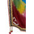Ratnatraya Chiffon Multicolor Leheriya Dupatta in Gota Patti Lace Multicolor Border With Hanging Latkan Chunri  Women's