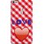 FUSON Designer Back Case Cover For Asus Zenfone 3 Ultra ZU680KL (6.8 Inch Phablet) (Red Shiny Heart Against Red And White Checkered)