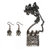 Jaamsoroyals latest combo  earring  and pendent  jewellery collection  For Women