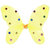 Aarika Yellow Butterfly Wings For Girls