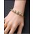 Artificial Pearl Rhinestone Noble and Elegant Bracelets in Golden