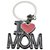 IM I Love Mom stainless steel key chain