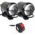 Andride 2 Pcs CREE U1 LED Motorcycle Fog Light Projector Lens With Switch