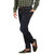 LAWMAN PG3 Men's Blue Solid 100% Cotton Slim Fit Jeans