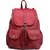 varsha women backpack bag marron 12