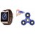 Mirza DZ09 Smart Watch and Fidget Spinner for SAMSUNG GALAXY S6(DZ09 Smart Watch With 4G Sim Card, Memory Card| Fidget Spinner)