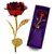 Angels Creation  24KRed Golden Rose Artificial Flower with carry bag