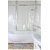 Delfi 0.25mm PVC AC Transparent Curtain (Width-50Inches X Height-78Inches)