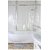 Delfi 0.25mm PVC AC Transparent Curtain (Width-50Inches X Height-84Inches)